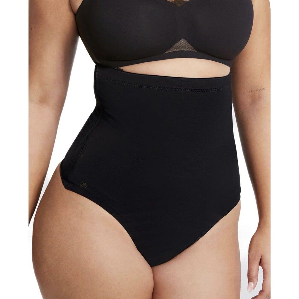 Honeylove Black Super Power Thong Size M